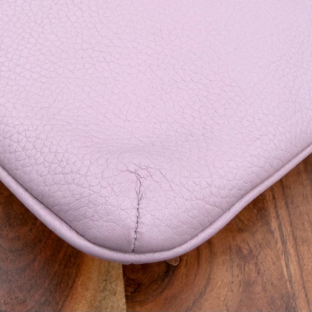 Coach Polly Crossbody Orchid Pink Crossgrain Leather Unused NWOT - Picture 15 of 17